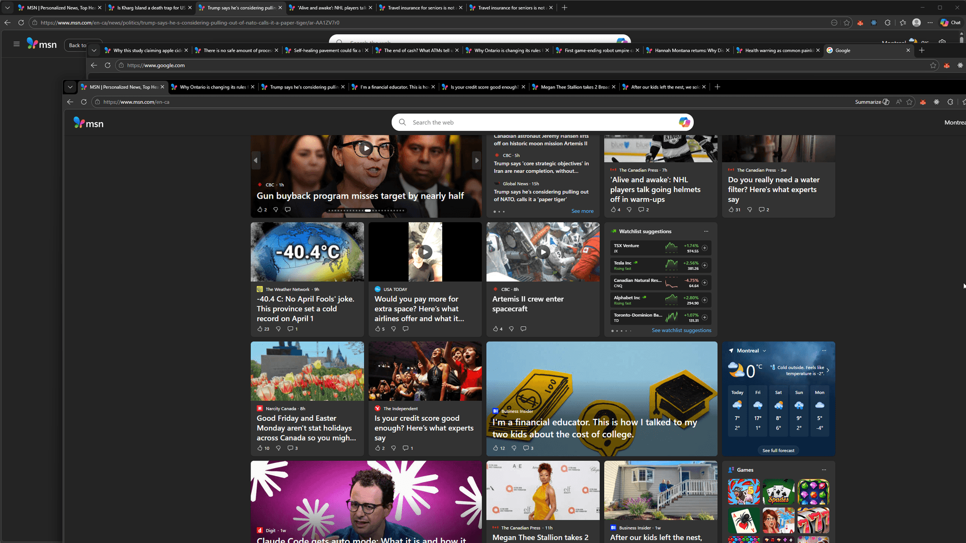 Before: cluttered workspace